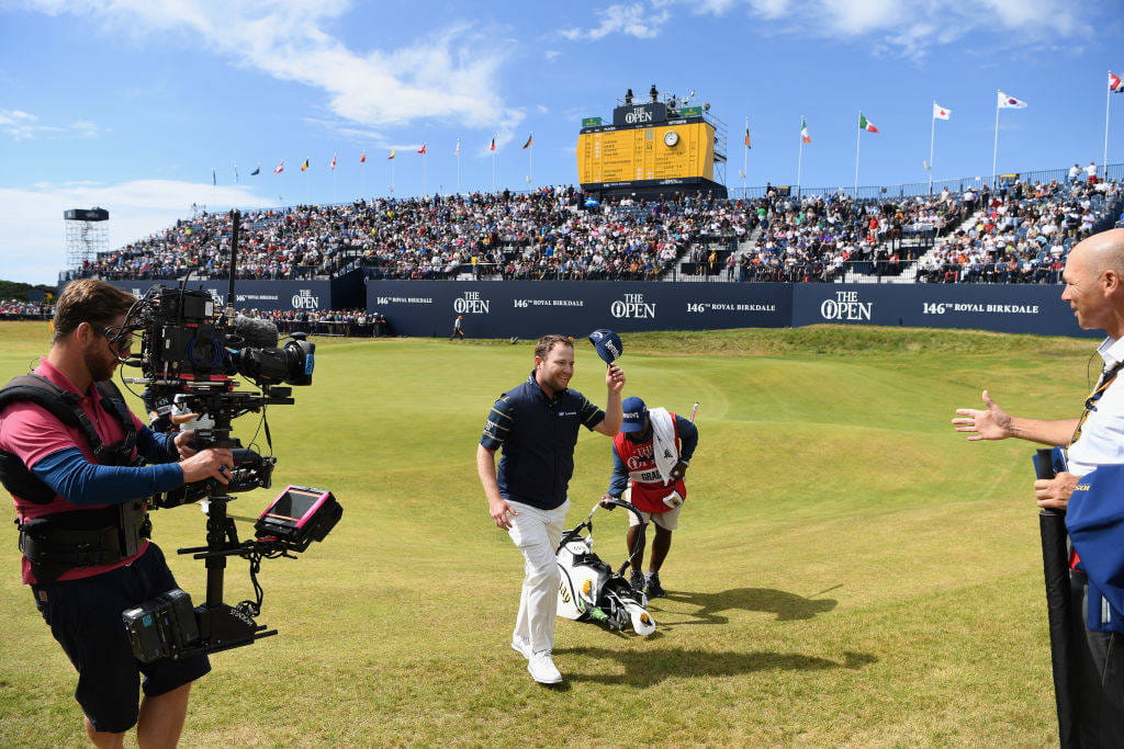 Branden Grace following his record-breaking 62 at The Open in 2017